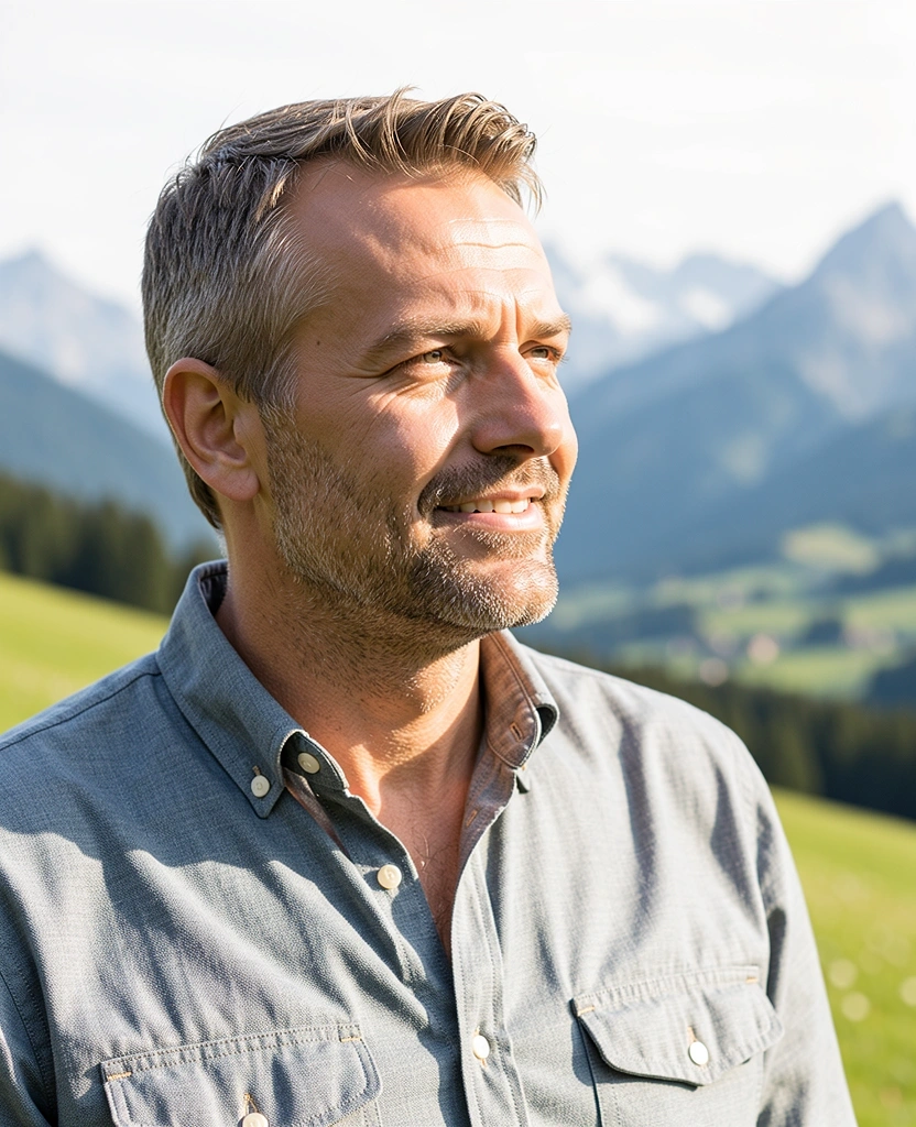 Aktiver Mann über 40